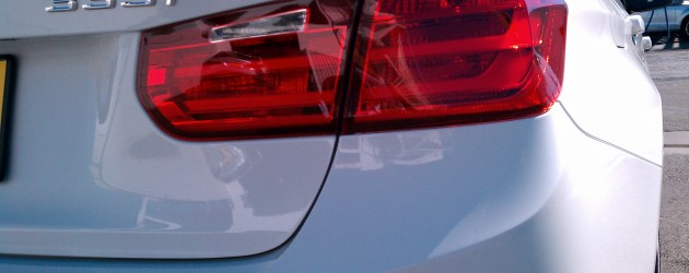 BMW 335i rear view